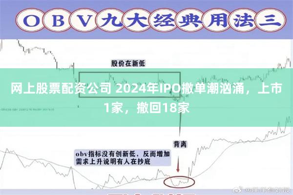 网上股票配资公司 2024年IPO撤单潮汹涌，上市1家，撤回18家