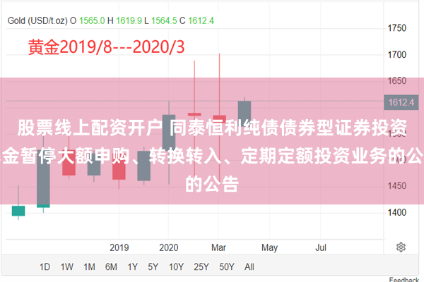 股票线上配资开户 同泰恒利纯债债券型证券投资基金暂停大额申购、转换转入、定期定额投资业务的公告