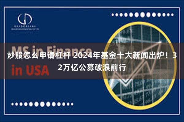 炒股怎么申请杠杆 2024年基金十大新闻出炉！32万亿公募破浪前行